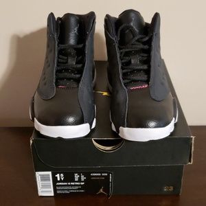 Girls Black Nike Jordan size 1.5, 13 NWT